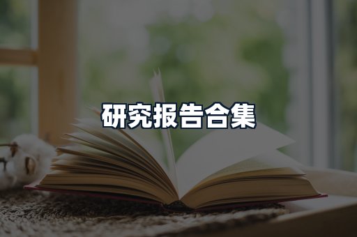 研究报告合集